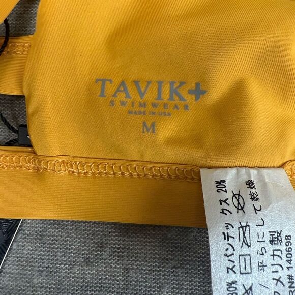 Tavik Womens Coco Scoop Neck Bikini Swim Top Sunflower Size Medium NWT - Picture 5 of 6